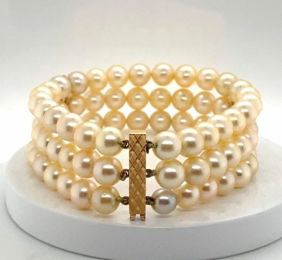 Bracelet Perles Vintage Barrettes