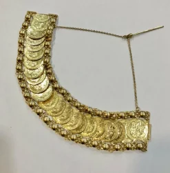 Bracelet pièces or jaune
