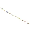 Bracelet pierres fines en or jaune