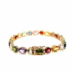 Bracelet pierres multicolores