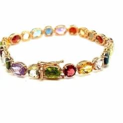 Bracelet pierres multicolores