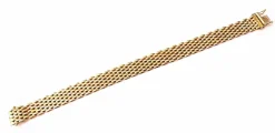 Bracelet plat ruban grain de riz