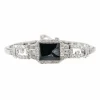 Bracelet Platine Onyx