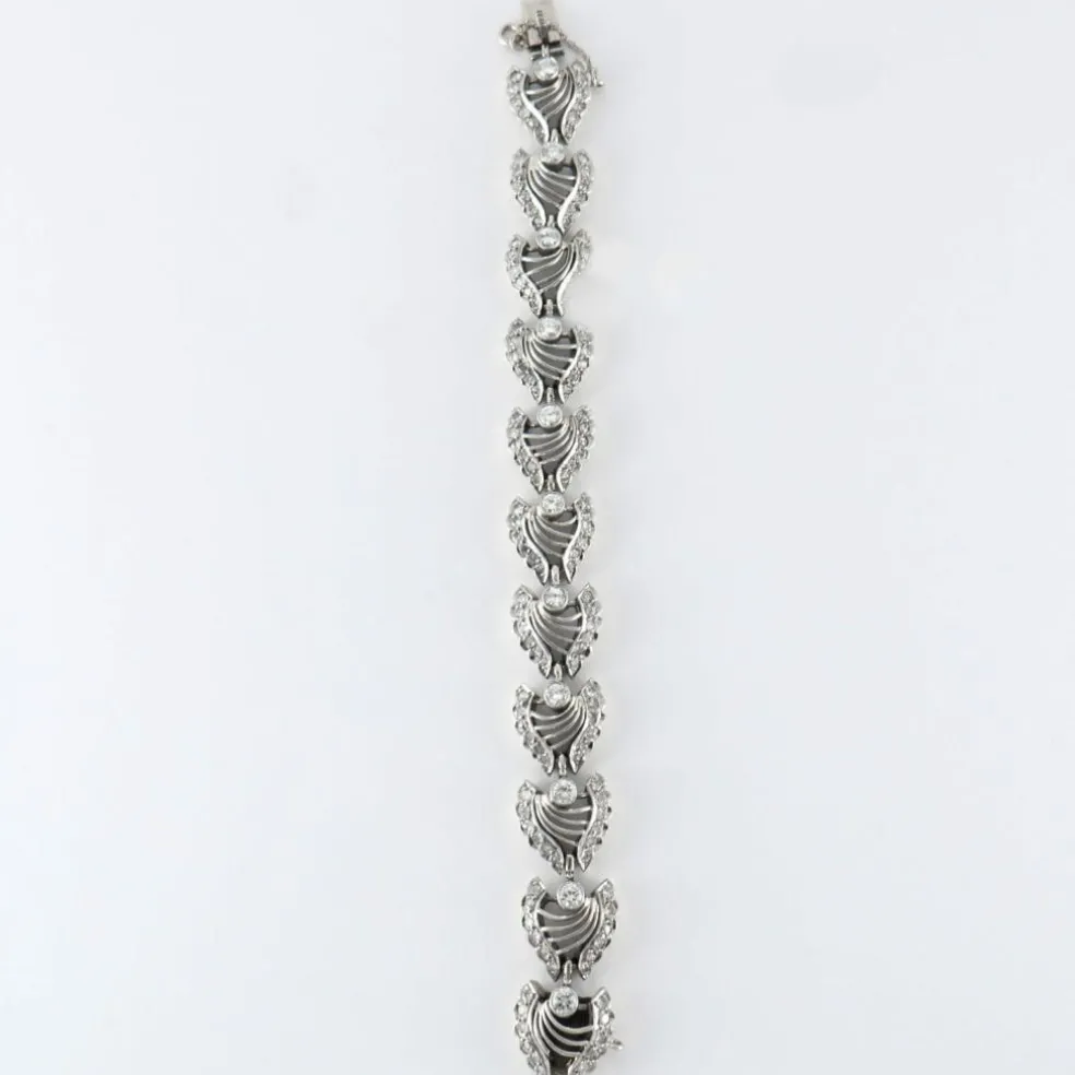 Bracelet Platine Or et Diamants