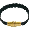 Bracelet poils d'éléphant et or jaune