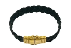Bracelet poils d'éléphant et or jaune