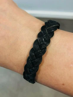 Bracelet poils d'éléphant et or jaune