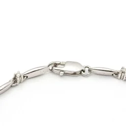 Bracelet "Printemps" Or blanc Saphirs Diamants