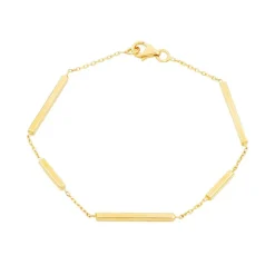 Bracelet rectangles sur chaîne