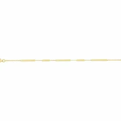 Bracelet rectangles sur chaîne