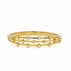 Bracelet rigide - Or & Diamants