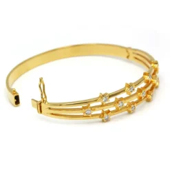 Bracelet rigide - Or & Diamants