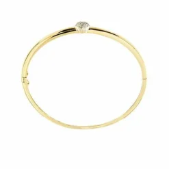 Bracelet rigide avec diamants