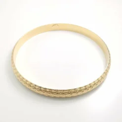 Bracelet rigide or jaune
