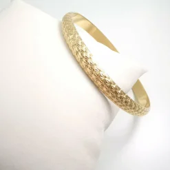 Bracelet rigide or jaune