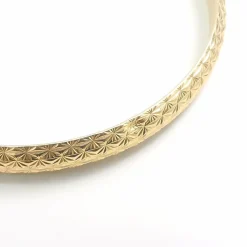 Bracelet rigide or jaune