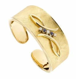Bracelet rigide saphirs et diamants