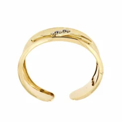 Bracelet rigide saphirs et diamants