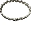 Bracelet rivière de diamants or blanc