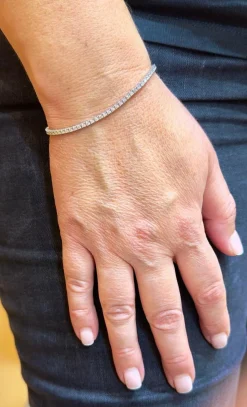 Bracelet rivière de diamants