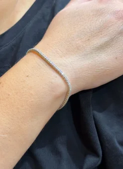 Bracelet rivière de diamants