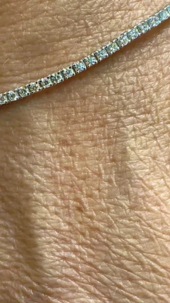 Bracelet rivière de diamants