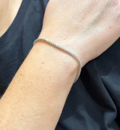 Bracelet rivière de diamants