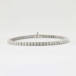 Bracelet rivière diamants