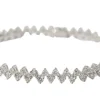 Bracelet rivière en or blanc et diamants