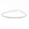 Bracelet Rivière en or blanc et diamants