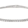Bracelet rivière en or blanc et diamants