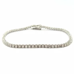 Bracelet rivière en Or blanc & diamants