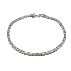 Bracelet Rivière en Or blanc & diamants