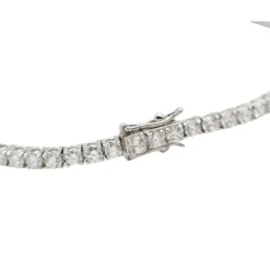 Bracelet Rivière en or blanc et diamants
