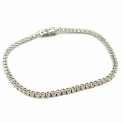 Bracelet rivière en Or blanc & diamants