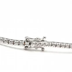 Bracelet Rivière en or blanc et diamants
