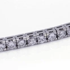 Bracelet Rivière en or blanc et diamants