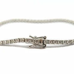 Bracelet rivière en Or blanc & diamants