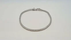Bracelet Rivière en Or blanc & diamants