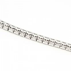 Bracelet Rivière en or blanc et diamants