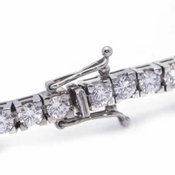 Bracelet Rivière en or blanc et diamants