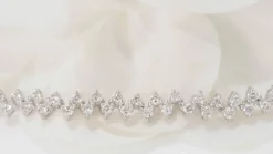 Bracelet rivière en or blanc et diamants