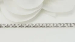 Bracelet rivière en or gris et diamants 2,04cts