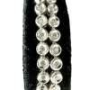 Bracelet rivière or blanc double orné de 80 brillants de 0,03 carat chacun