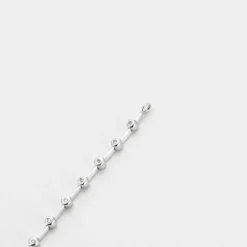 Bracelet rivière or blanc diamants