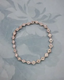 Bracelet Rivière Or blanc et diamants