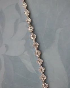 Bracelet Rivière Or blanc et diamants