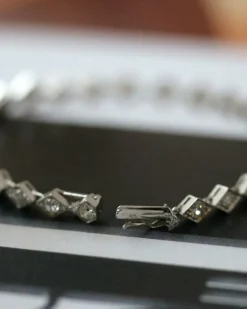 Bracelet Rivière Or blanc et diamants