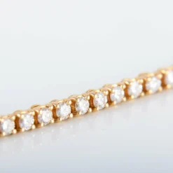 Bracelet Rivière Or jaune Diamants