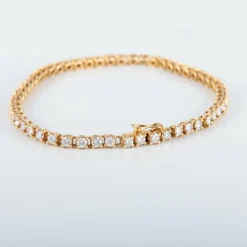 Bracelet Rivière Or jaune Diamants